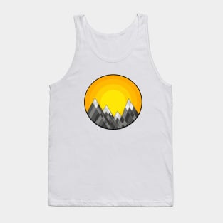 Sun set mountain Tank Top